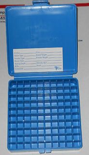 DILLON PLASTIC AMMO BOXES (5) 100rd .45ACP 10mm .4​0S&W W/LABELS FOR 