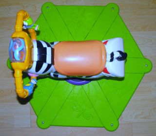 Fisher Price Go Baby Go Bounce and Spin Zebra EUC