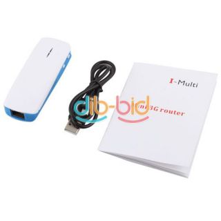 Mini 2 in 1 Mobile Power Bank 1800mAh 3G Wireless AP Router for iPhone 