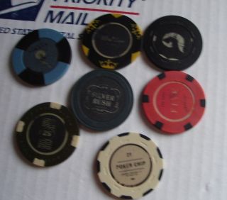   : New Vegas 7 Poker Chips from Collectors Edition   photos inside