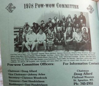   Flathead reservation pow WOW Catalog 80th Annual Arlee Montana