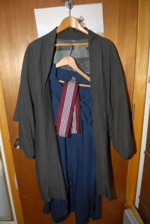 Traditional Japanese Clothing Haori Jacket HAKAMA Umanori Pants and 