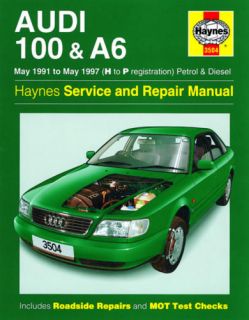 Audi 100 A6 Haynes Manual 91 97 Petrol Diesel New 3504
