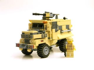 CUSTOM LEGO Army MRAP armored vehicle tank complete set with 