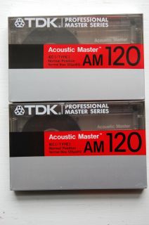 TDK Am 120 Blank Audio Cassette Tapes Still SEALED Lot of 2