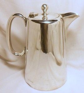   1920s or 30s Silver Plate Hotel Ware Coffee Pot Atkin Brothers