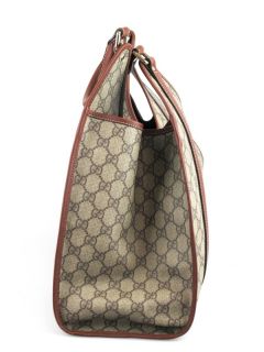 Gucci Tan Bardot Monogram Canvas Hobo Bag at Socialite Auctions 13 542 