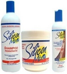 SILICON MIX AVANTI intensive HAIR treatment 16 oz shampoo 16oz leave 