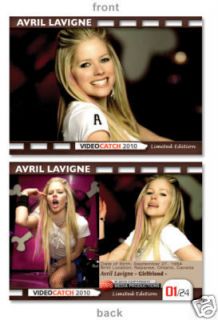 Avril Lavigne Video Catch 2010 RARE Card XX 24