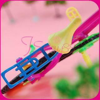 Detachable Bike Bicyle Toy for Barbie Doll Accessory