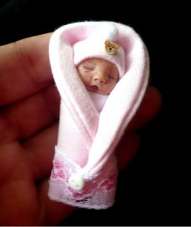 OOAK Clay Bundle Baby Girl ♥ Artist Dolls Sculptures ♥
