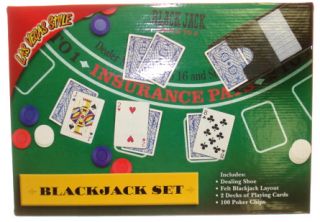 this auction is for 1 blackjack starter kit this set has just about 