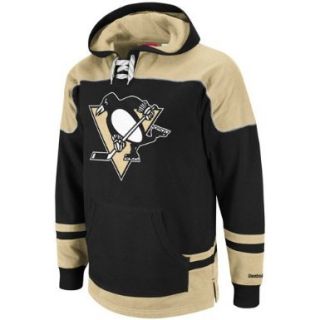Pittsburgh Penguins Reebok Power Play Hooded Laced Sweatshirt Sz XXL 