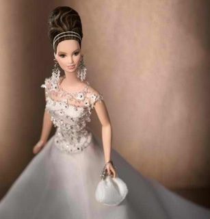 2004 Badgley Mischka Bride Barbie Platinum Label in Shipper