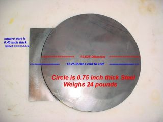 inch Thick Steel Wood Stove Baffle Plate or Stove Door