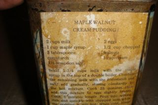 Vintage Antique Pure Maple Syrup Gallon Team of Horses Sled Man Yoke 