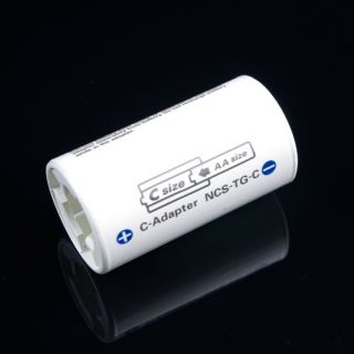 Sanyo Eneloop Battery Adapter Converter AA to C R14 x 4