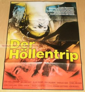 KEN RUSSELL   WILLIAM HURT   ALTERED STATES * RARE GERMAN ORIG POSTER 