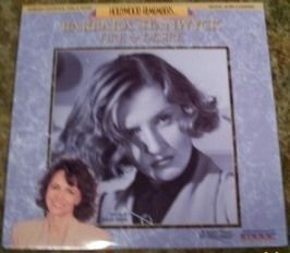 Barbara Stanwyck Fire and Desire 91 Laserdisc LD OOP Hosted by Sally 
