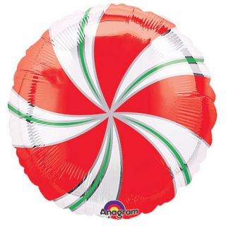 Peppermint 18 Balloons Christmas Winter Holiday Sweet