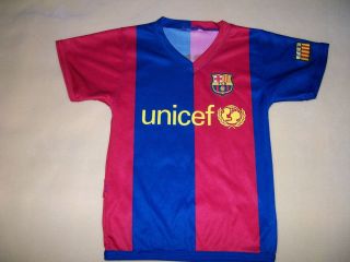 Messi 19 Barcelona Football Clubsoccer Jersey Youth Size Small Messi 