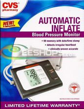    AUTOMATIC INFLATE CHECK YOUR BLOOD PRESSURE DIGITAL MONITOR AUTO