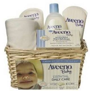 features includes a variety of aveeno baby essential products includes 