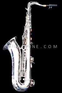 BRAND NEW PHIL BARONE SILVER PLATED VINTAGE TENOR SAXOPHONE
