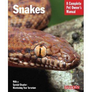 Snakes Barrons Complete Pet Owners Manuals Paperback