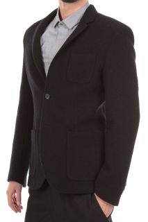 Neil Barrett New Man Jacket Coat Blazer SZ48ITA BGI55 Black Slim Fit 