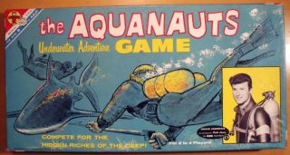   Underwater Adventure Boardgame Transogram CBS TV Drake Andrews