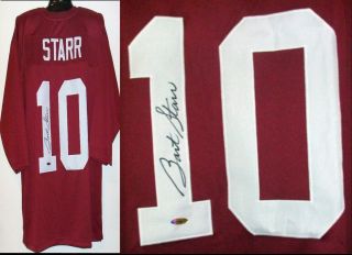 Bart Starr Signed/ Autographed University of Alabama Jersey Tristar 