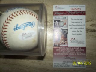 Baseball 1995 World Series Baseball Chipper Jones Certified Authentic 
