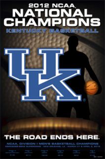 NCAA Basketball Final Four 2012 Official Poster KENTUCKY WILDCATS 