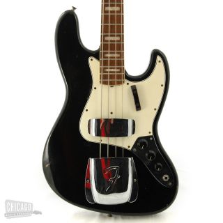 Fender Jazz Bass Black Rosewood Fretboard 1966 Vintage J Bass Guitar 