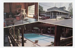 Okawville IL Adv Postcard Mineral Springs Hotel ZX9378