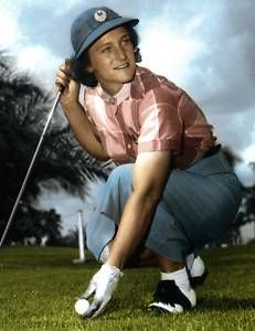 Babe Zaharias Beautiful Color Golf Photo Best Female
