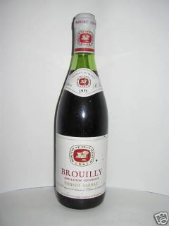 1975 Sarrau Brouilly Cru de Beaujolais St Jean DArdier