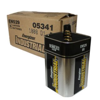 6pk Energizer Industrial 6V Lantern Battery Coil Spring