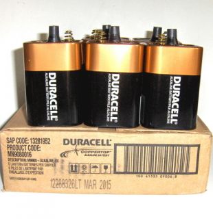   MN908 Batteries Coppertop Alkaline Lantern Batteries 6 per Case