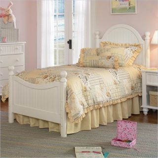 Hillsdale Westfield Poster Off White Finish Bed