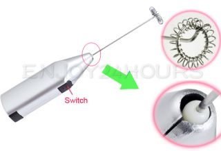   maker shaker frother whisk mixer eggbeater battery operated kitchen