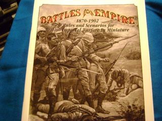 Battles For Empire British Colonial Warfare Miniatures ruleset