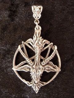 Baphomet Pendant Necklace Goat of Mendes Pentagram