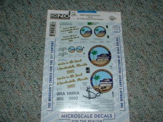   Decals NMRA 2002 Convention Decal 2 Bay Center Flow Hopper VV