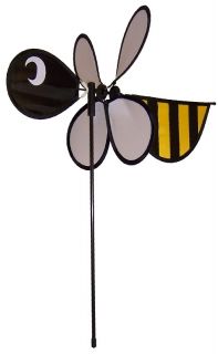 Bumble Bee Wind Spinner Yard Plant Garden Stake