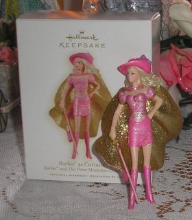 Hallmark Barbie as Corinne The Musketeers Ornament