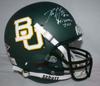    Griffin III Autographed Baylor Bears Green ProLine Helmet JSA Auth
