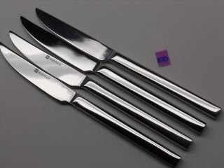 Wusthof 4 PC Stainless Steel Serrated Steak Knife Set 8460 100