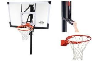 Lifetime Inground Basketball Hoop 54 Glass Backboard